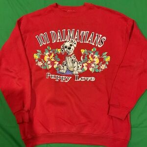 Vintage 101 Dalmatians crewneck sweatshirt